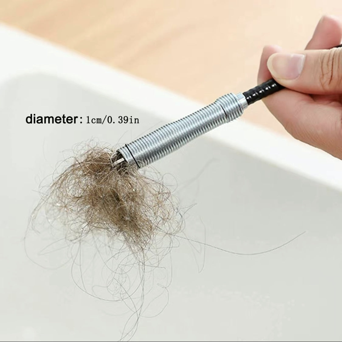 Drain Clearing , 63in 33in Drain Clog Remover, 60cm 160cm Spring Pipe Dredging Tools, Drain Cleaner Sticks Clog Remover Cleaning Tools, Gutter Cleaning Tools Drain Cleaner For Toilet Sewer Shower Kitchen