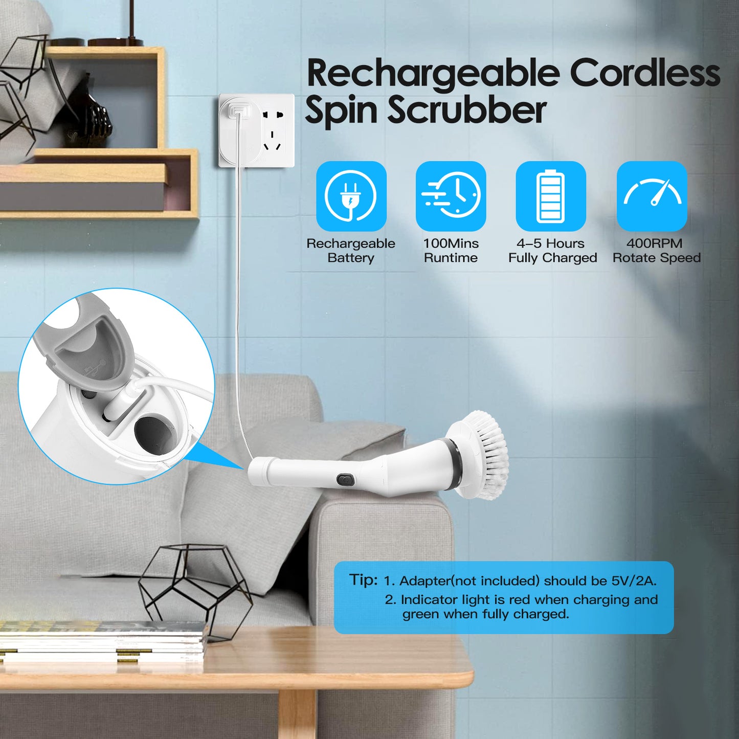 Electric Cleaning Scrubber Pro