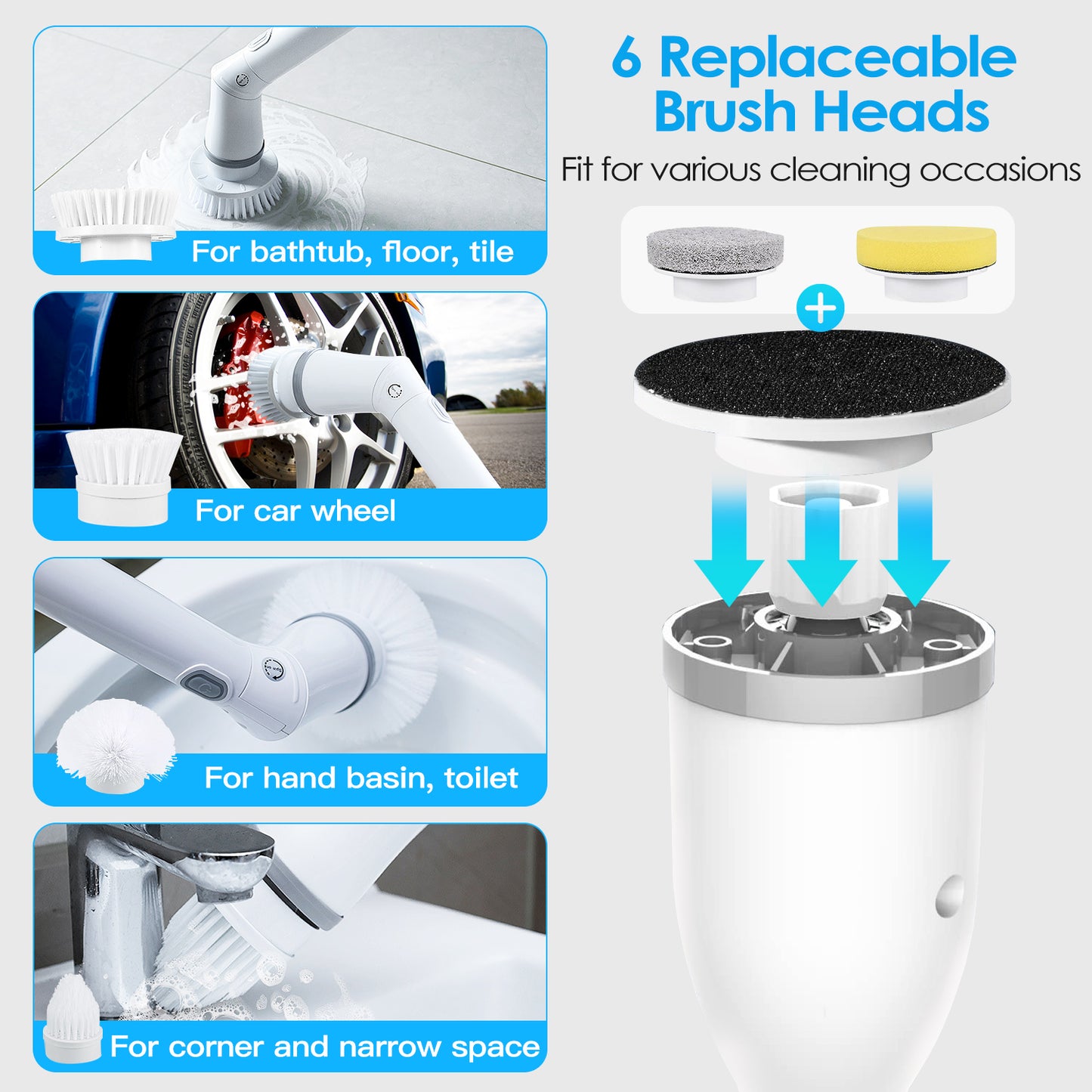 Electric Cleaning Scrubber Pro