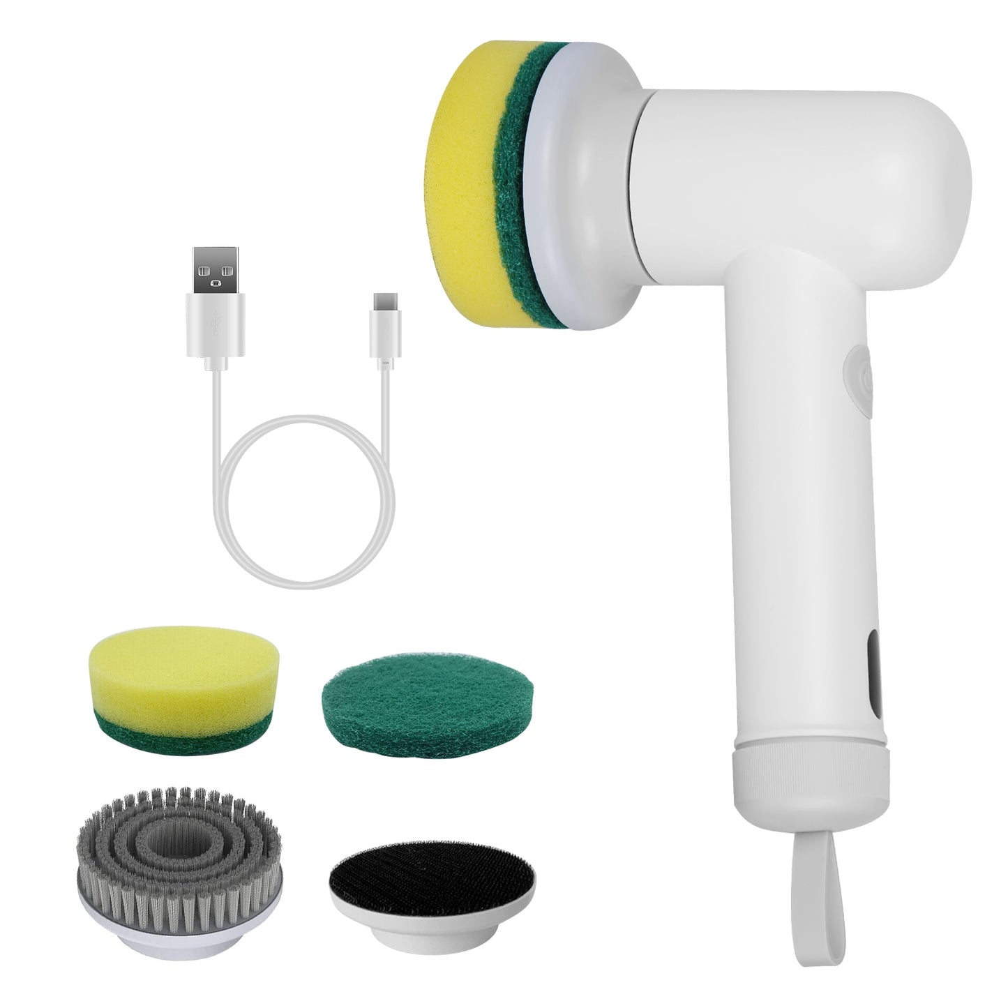 Electric Spin Scrubber — Cordless Rechargeable Cleaning Brush