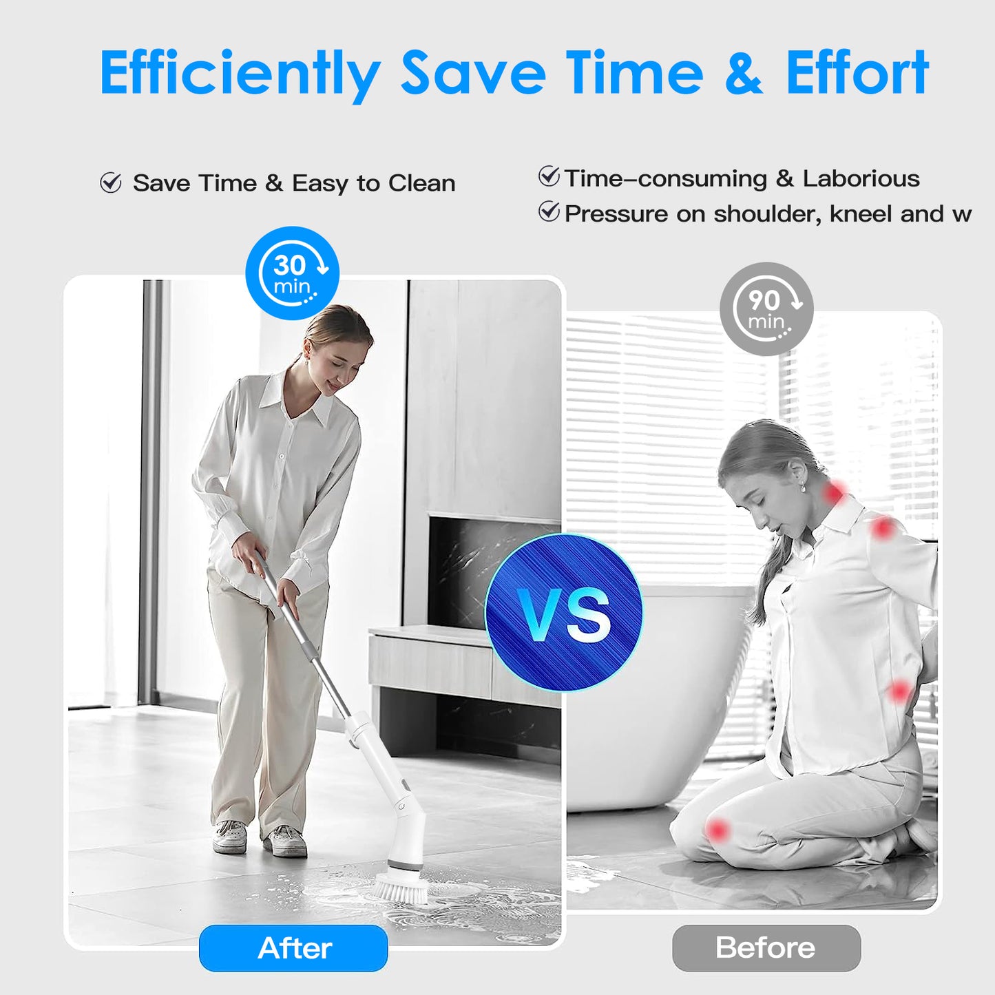 Electric Cleaning Scrubber Pro