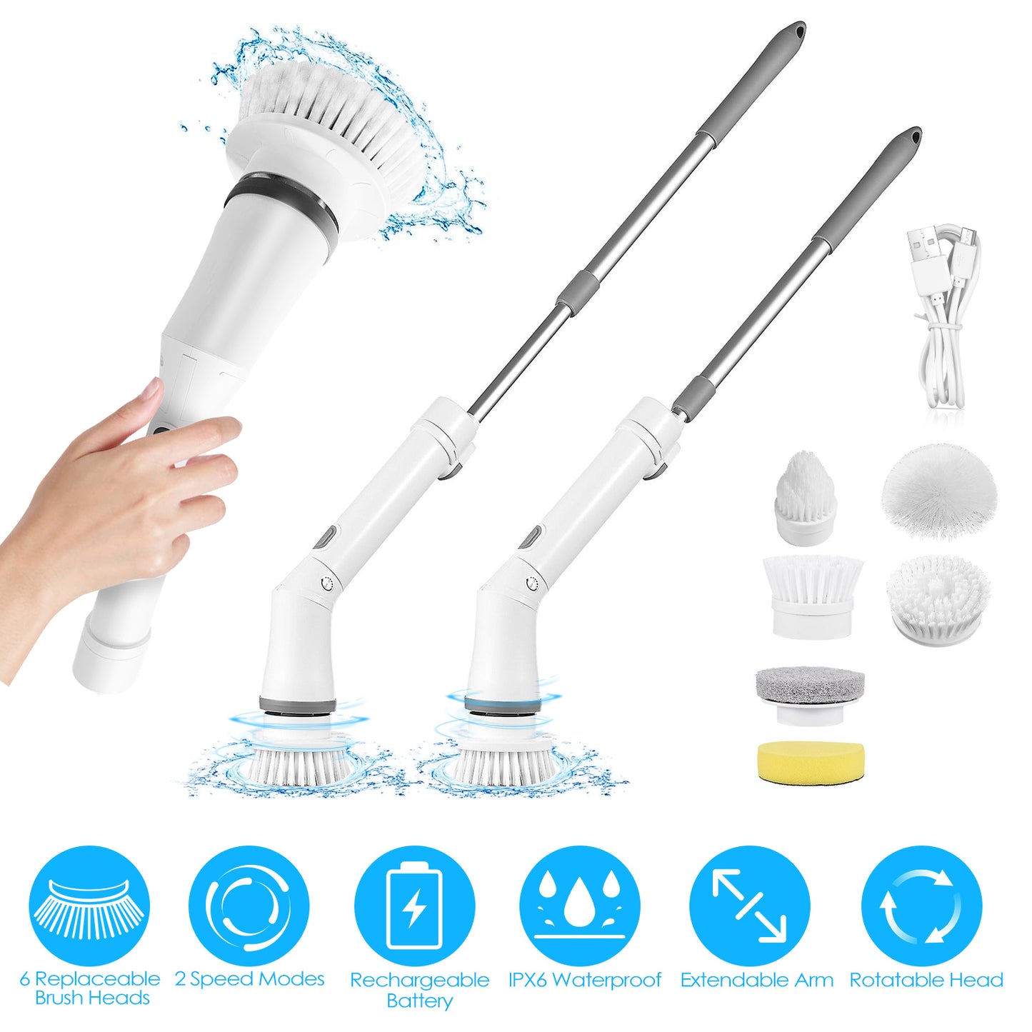 Electric Cleaning Scrubber Pro